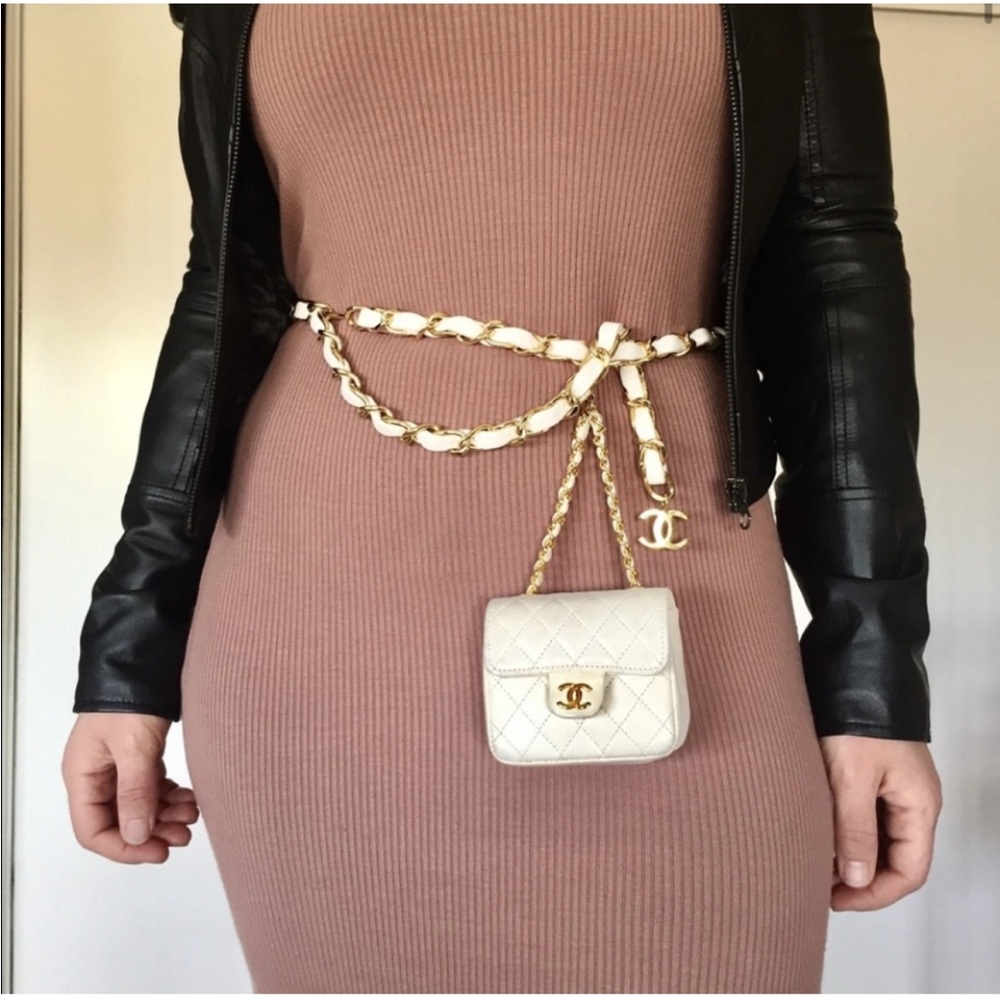 Chanel mini micro belt